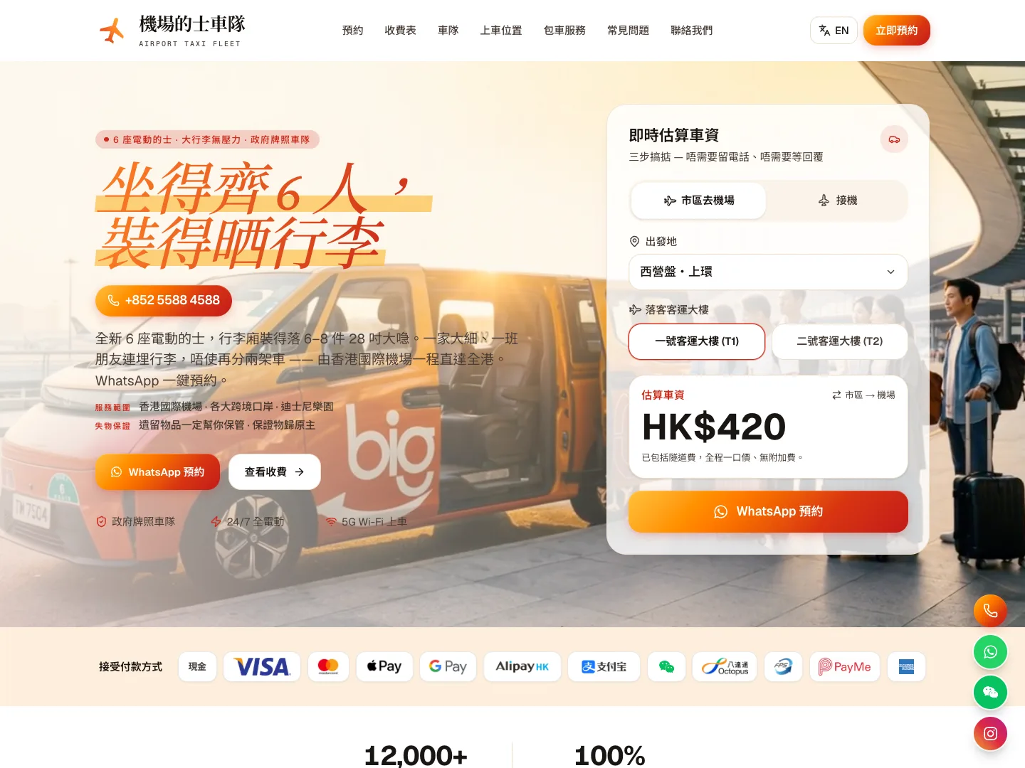 Big Airport Taxi — website project